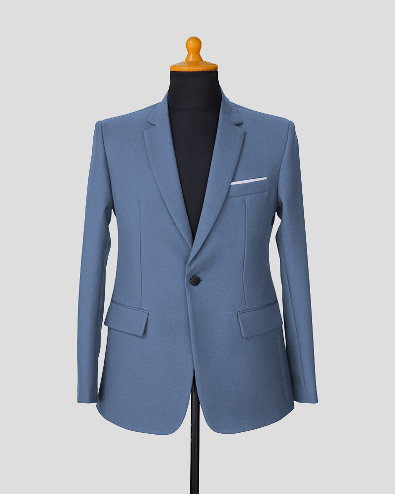 Basic Suit List White - Denim